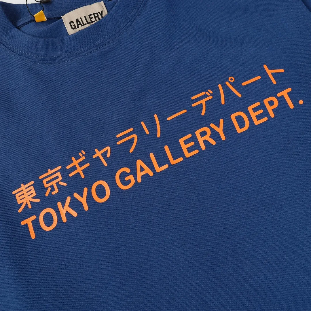 GALLERY.DEPT new summer short-sleeved model number: D3121#P106 color: gray blue code number: S M L XL